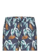 Borg Print Swim Shorts Badeshorts Blue Björn Borg