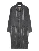 Nolan Coat Jakke Denimjakke Grey Hosbjerg