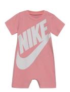 Nkn Futura Romper Bodysuits Short-sleeved Pink Nike