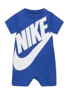 Nkn Futura Romper / Nkn Futura Romper Bodysuits Short-sleeved Blue Nike