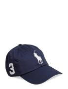 Big Pony Chino Ball Cap Accessories Headwear Caps Blue Polo Ralph Lauren