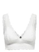 Onlchloe Lace Bra Noos Acc Lingerie Bras & Tops Soft Bras Bralette White ONLY