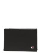 Eton Mini Cc Flap & Coin Pocket Accessories Wallets Classic Wallets Black Tommy Hilfiger