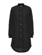 Kashally Quilted Coat Quiltet Jakke Black Kaffe