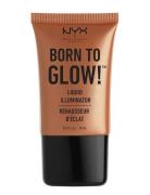Born To Glow Liquid Illuminator Highlighter Contour Makeup Gold NYX Professional Makeup
