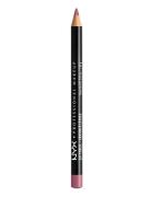 Slim Lip Pencil Deep Purple Lip Liner Makeup Purple NYX Professional Makeup