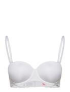 Angie Pb Lingerie Bras & Tops Push Up Bras White Hunkemöller