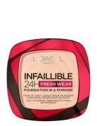 L'oréal Paris Infaillible 24H Fresh Wear Powder Foundation 180 Rose Sand Foundation Makeup L'Oréal Paris