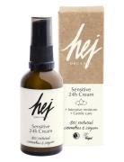 Hej Organic Sensitive 24H Face Cream Fugtighedscreme Dagcreme Nude Hej Organic
