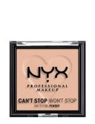 Can’t Stop Won’t Stop Mattifying Powder Pudder Makeup Beige NYX Professional Makeup