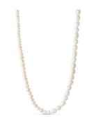 Necklace Pearlie Accessories Jewellery Necklaces Dainty Necklaces White Enamel Copenhagen