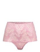 Ginaup High String Lingerie Panties High Waisted Panties Pink Underprotection