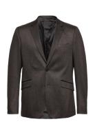 Kameron Blazer Suits & Blazers Blazers Single Breasted Blazers Brown Clean Cut Copenhagen