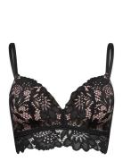 Shiloh Non Wired Low D Lingerie Bras & Tops Push Up Bras Black Hunkemöller