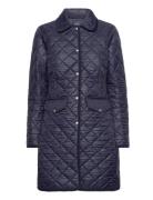 Quilted Coat Quiltet Jakke Navy Polo Ralph Lauren