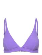 Triangle Bikini Top Swimwear Bikinis Bikini Tops Triangle Bikinitops Purple Understatement Underwear