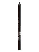 Line Loud Lip Pencil Evil Genius Lip Liner Makeup Black NYX Professional Makeup