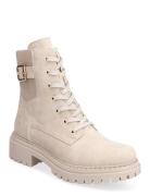 72631 Shoes Boots Ankle Boots Laced Boots Beige Rieker