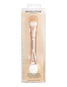 Revolution Skincare Double Ended Masking Brush Ansigtsmaske Makeup Gold Revolution Skincare