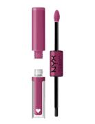 Shine Loud High Pigment Lip Shine Lipgloss Makeup Purple NYX Professional Makeup