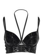 Seductress Pp Ll Lingerie Bras & Tops Push Up Bras Black Hunkemöller