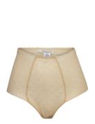 Christyup High String Lingerie Panties High Waisted Panties Beige Underprotection