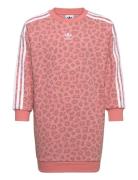 Dress Ls Dresses & Skirts Dresses Casual Dresses Long-sleeved Casual Dresses Pink Adidas Originals
