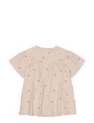 Dress Sille Dresses & Skirts Dresses Casual Dresses Short-sleeved Casual Dresses Pink Wheat