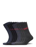Levis Regular Cut Batwing Logo 9P E Underwear Socks Regular Socks Grey Levi´s