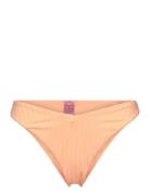 Gili Rib High Leg R Swimwear Bikinis Bikini Bottoms Bikini Briefs Orange Hunkemöller