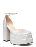 Charlize-R Sandal Sandal Med Hæl Silver Steve Madden