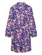 Nkfluna Ls Dress Pb Dresses & Skirts Dresses Casual Dresses Long-sleeved Casual Dresses Purple Name It