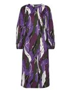 Slkillian Dress Knælang Kjole Purple Soaked In Luxury