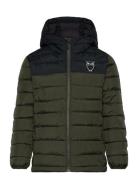 Repreve ? Rib Stop Quilted Jacket T Outerwear Jackets & Coats Quilted Jackets Khaki Green Knowledge Cotton Apparel