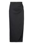 Objnynne Mw Long Skirt 128 Lang Nederdel Black Object