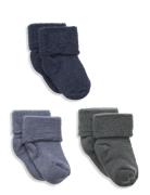 Wool Baby Socks - 3-Pack Socks & Tights Baby Socks Multi/patterned Mp Denmark