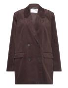Slfcornelia Relaxed Blazer Blazers Double Breasted Blazers Brown Selected Femme