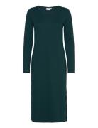 Viarmer L/S Long Dress Knælang Kjole Green Vila