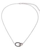 Harper Necklace Black/Silver Accessories Jewellery Necklaces Dainty Necklaces Silver Bud To Rose