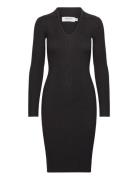 Mschagnese Harike V Dress Dresses Bodycon Dresses Black MSCH Copenhagen