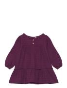 Marya Dress Dresses & Skirts Dresses Casual Dresses Long-sleeved Casual Dresses Burgundy Ma-ia Family