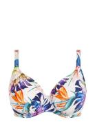 Paradiso Uw Gathered Full Cup Bikini Top 32 D Swimwear Bikinis Bikini Tops Wired Bikinitops Multi/patterned Fantasie