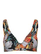 Samba Nights Uw High Apex Bikini Top 30 D Swimwear Bikinis Bikini Tops Wired Bikinitops Multi/patterned Freya