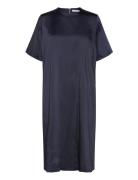 Denise Ss Dress 14908 Knælang Kjole Blue Samsøe Samsøe