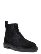 Boggar Mid Boot Snørestøvler Black GANT