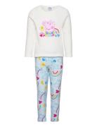 Pyjalong Coral Pyjamassæt Multi/patterned Gurli Gris