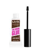 Nyx Professional Makeup, The Brow Glue Instant Brow Styler, 04 Dark Brown, 5G Øjenbrynsgel Makeup Brown NYX Professional Makeup