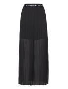Skirt Lang Nederdel Black Armani Exchange