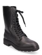 Cleat Combat Boot - Epi Mono Mix Shoes Boots Ankle Boots Laced Boots Black Calvin Klein