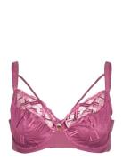 Graphic Support Covering Underwired Bra Lingerie Bras & Tops Full Cup Bras Pink CHANTELLE